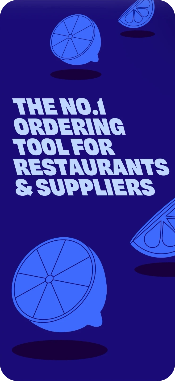 Choco app store screen: the no.1 ordering tool for restaurants and suppliers